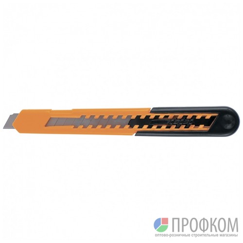 Нож, 9 мм, выдвижное лезвие, пластиковый усиленный корпус// Sparta